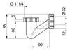 Small Bidet Siphon 5/4"" X 32 Mm