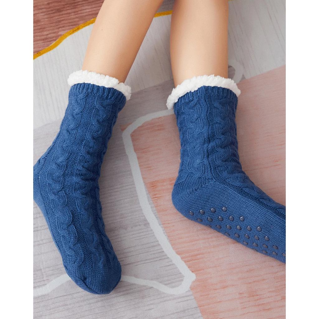 Floor Socks, Home Socks, Sleep Socks, Christmas Socks, Socks, Breathable, Warm Socks, Women's, Plush Mid Tube Socks