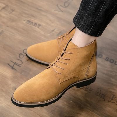 Bottes à lacets pour homme, style simple, classique, tendance et business