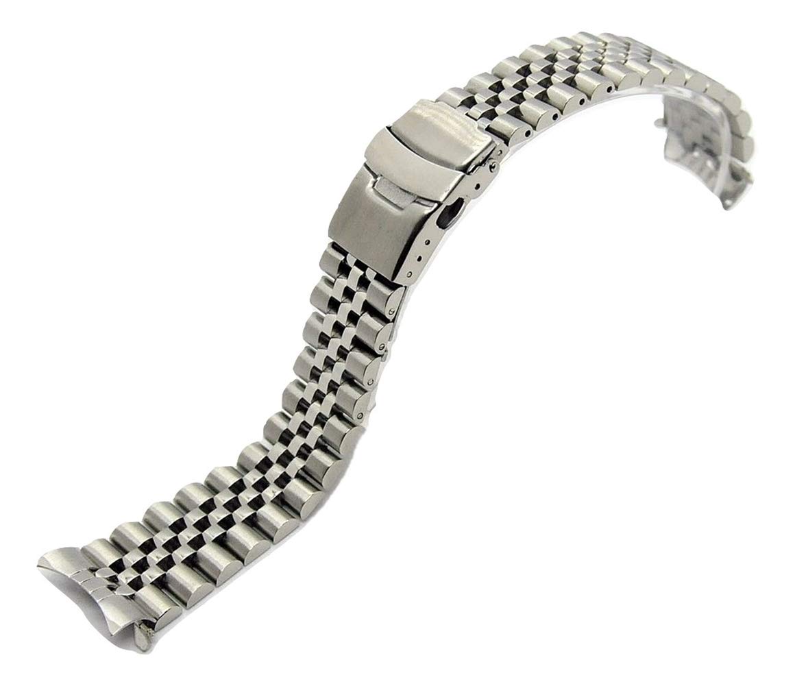 

Браслет Jubilee из нержавеющей стали с изогнутыми звеньями для SKX 007 009 011 Серебристый [BASIS+] 5-звеньевой (. 22мм)