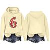 Women's Casual Fashion Outfit Sweatsuit  Printed Long Sleeved  Casual Hooded Sweatshirt