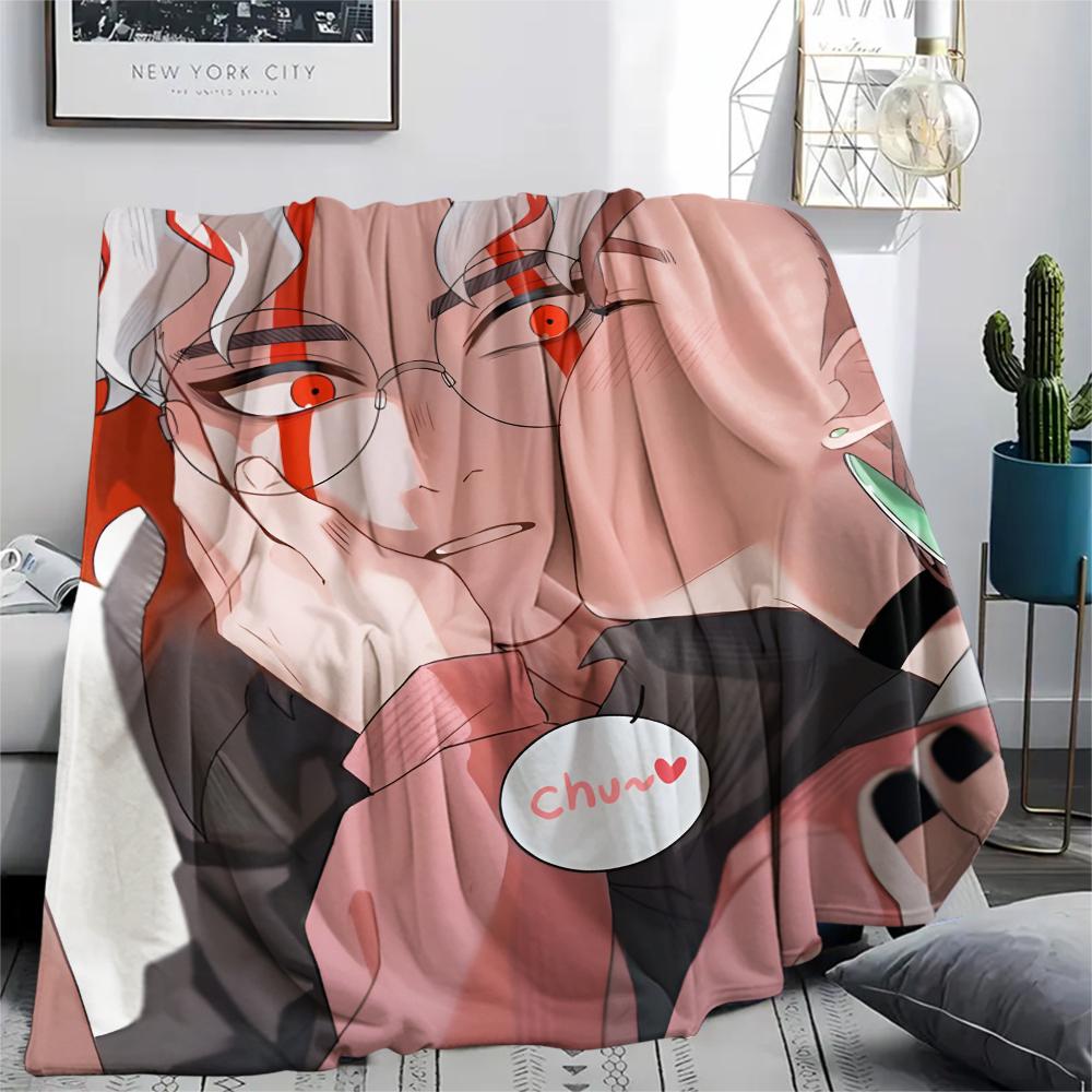 1 Pezzo Coperta in Flanella con Stampa Cartone Animato, Alta Qualità Confortevole per Tutte le Stagioni, Decorazione per la Casa, Calore e Comfort, Perfetta per Regalo di Natale Compleanno