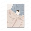 Funny Cat Taste Champagne Lazy Summer Canvas Painting Cat Lover Gifts Kitchen Wall Art Picture for Living Room Home Decor Poster