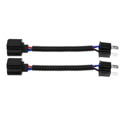 2pcs H4 Male To H13 Female Connector Car Pigtail Wire Wiring Harness Adapters for Ford