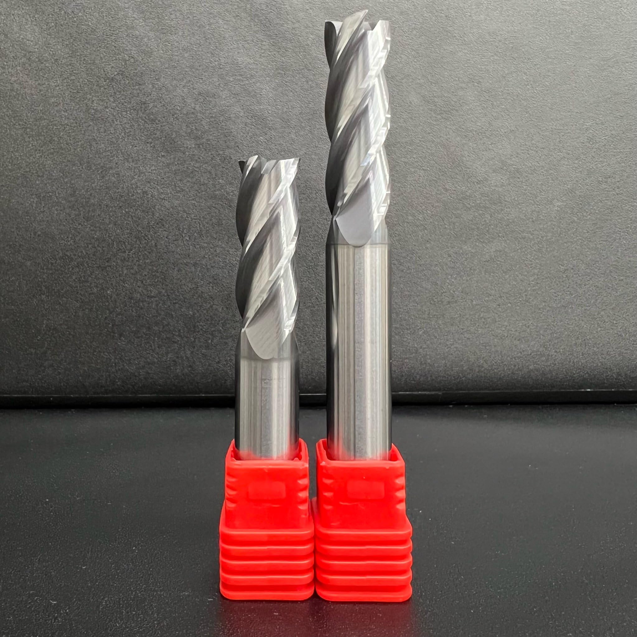 

TOTIME Carbide End Mill, 35S4F, 0.1 inch (3 mm), Square Iron, For General Steel, Blade diameter 3mm x