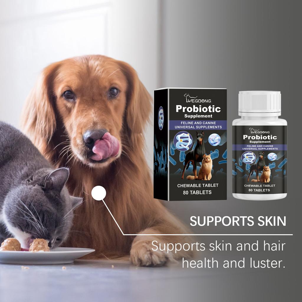 YEGBONG Probiotics for Dogs, Support Gut Health, Occasional Diarrhea, Digestive Health & Seasonal Allergies