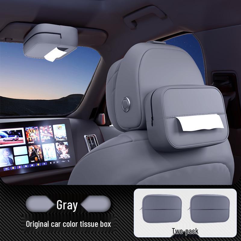 Car Tissue Box for Kaiyuan A06: 26 Styles for Armrest & Seat Back Placement