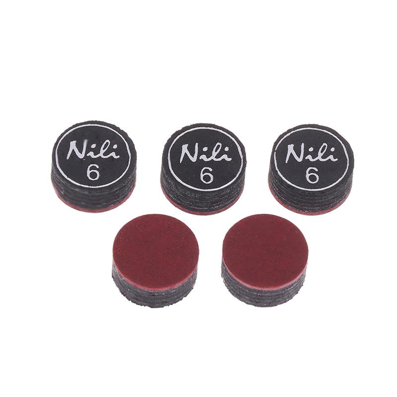 5 ks 14mm špička tága 6 vrstev Kvalitní kožená špička tága pro pool a kulečník Špička tága pro devítku Špička tága pro snooker Kulečníkové příslušenství