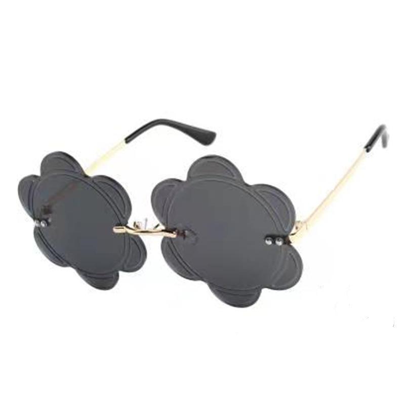Sunglasses for Women, New European and American Style, Unique Frameless Floral Sunglasses, High-end Street Style, Hip-hop Eyewear