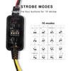 4pcs LED Flash Strobe Controller, 80W Universal DC9‑26V 16 Strobe Modes Brake Light Flasher Brake Light Strobe Module, Car Flasher Module for