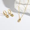 Mix Style Ins Fashion Multi Element Zircon Cute Cartoon Pendant Chain Necklace For Women Girls Charms Necklace Jewelry Set Gift