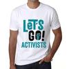 Heren Grafisch T-Shirt Laten We Gaan Activisten – Let's Go Activists