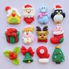 12 Stück Neue Niedliche Weihnachts-Serie Flacher Cabochon Scrapbooking Haarschleifen-Mittelteil Verzierungen DIY Zubehör F85