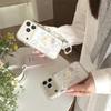 Korean-Japanese Star & Puppy Chain Phone Case for iPhone 16 Pro Max/15 Pro