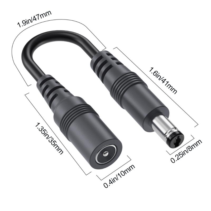Reliable 22AWG DC5521 Power Extension Cord DC5.5x2.1mm Power Extension Cable Extenders Wire Universal Compatibility