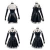 Stylish Misa Amane Death Note Anime Cosplay Black Dress For Halloween And Parties
