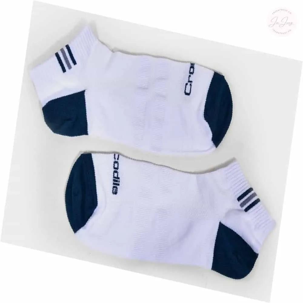 Crocodile Men s Sneakers Premium Socks Men s Casual Socks Men s Ankle Socks 26cm Black (8 pairs)