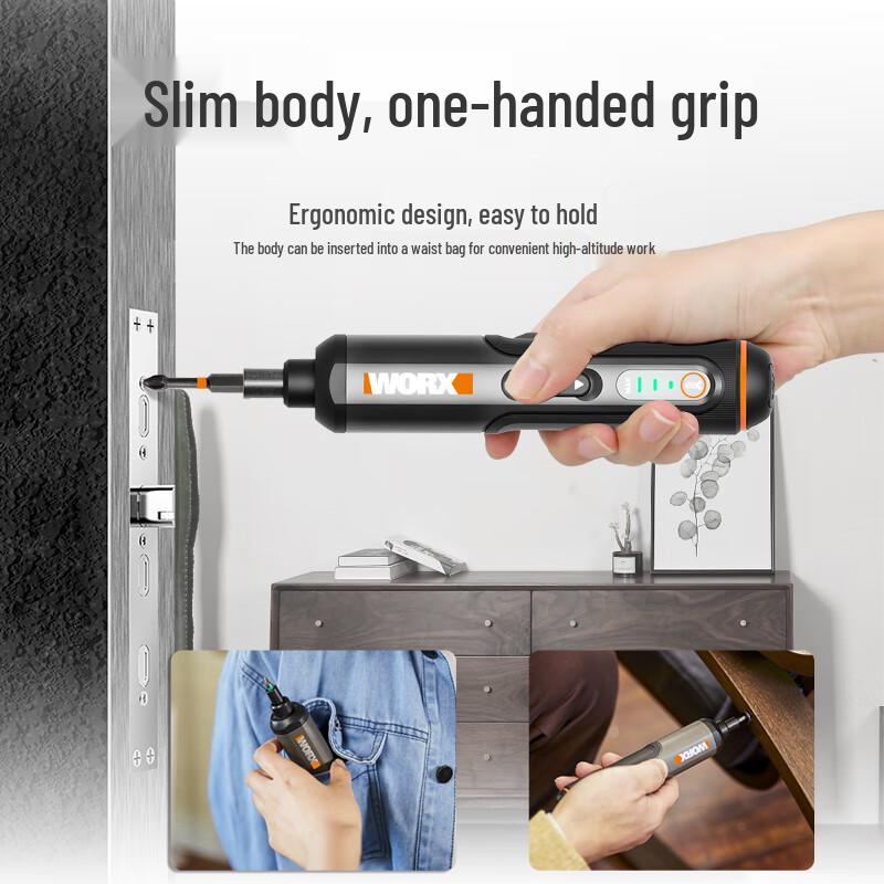 WORX Cordless Electric Screwdriver & Tool Kits CN Plug (adapter Included)