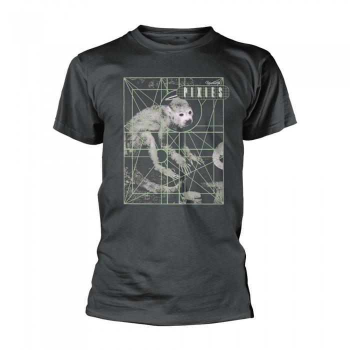 Pixies Unisex Adult Monkey Grid T-Shirt