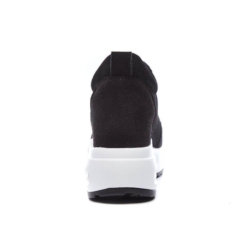 Plus Size Women's Height-Increasing Platform Sneakers - Autumn/Winter, Thick Sole, Trendy Casual Sports Shoes