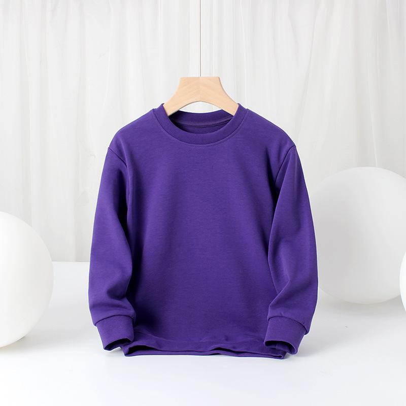 

Весенние и осенние махровые толстовки с длинными рукавами для мальчиков — однотонные цвета для детей 160 cm