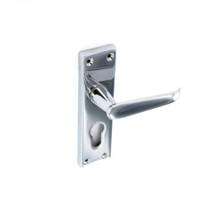 Chrome Euro Lock Handle (Pack of 2)