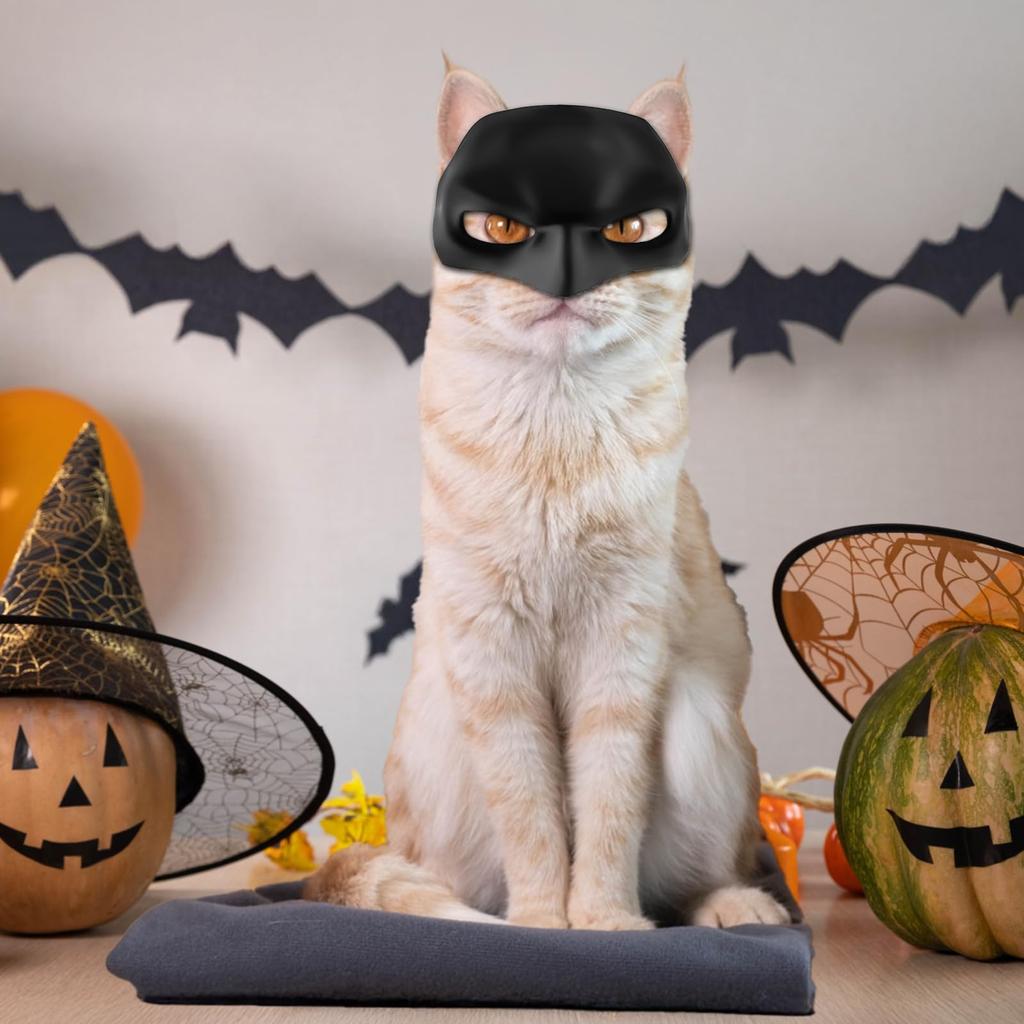 Cat Mask Cosplay, Cat Cosplay Hat, Cat Mask for Halloween Cosplay, Funny Cat Costumes Accessories