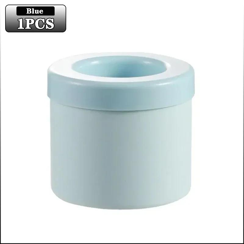 1-4 st 3D Cylinder Isfack Silikon Iskubform Silikon Iskub Ismaskin Kopp Iskopp Ismaskin Isförvaringslåda