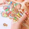 Kawaii Cartoon Capybara Gel Pen Quick-Drying Pressing Neutral Pens Writing Smooth Pens Office Supplies Student Stationery Gifts