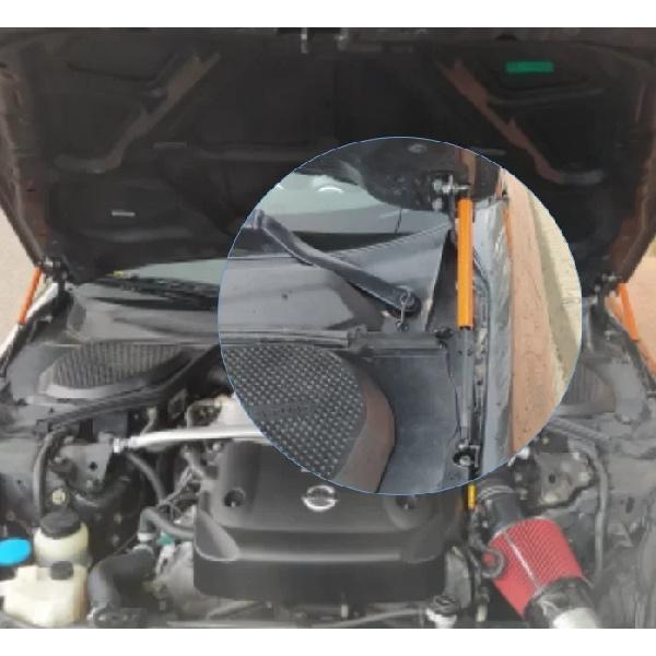 2 Stück Auto Styling Motorhaube Gasdruckfedern Gasstoßdämpfer für NISSAN 350Z Hubstützen für Nissan Fairlady Z Z33 Dämpfer