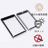 TXCAOT Magnetic Loader, Black Edge Transparent Card Loader, Trading Card Protective Case, 35pt, UV Protection, Magnetic, with Protective Clear Bag, Fo