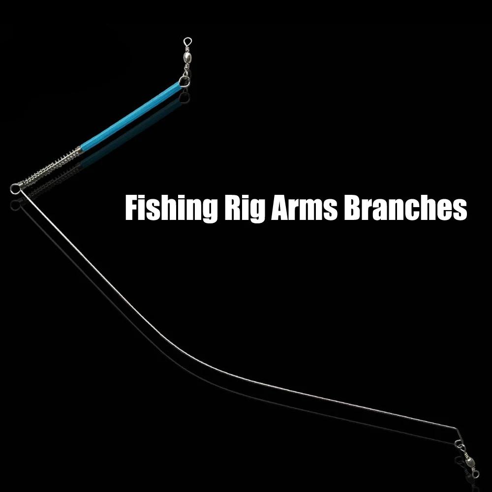 20pcs Saltwater Fishing Rig Arms Branches with Swivels Stainless Wire Arms Balance 20cm 30cm 40cm