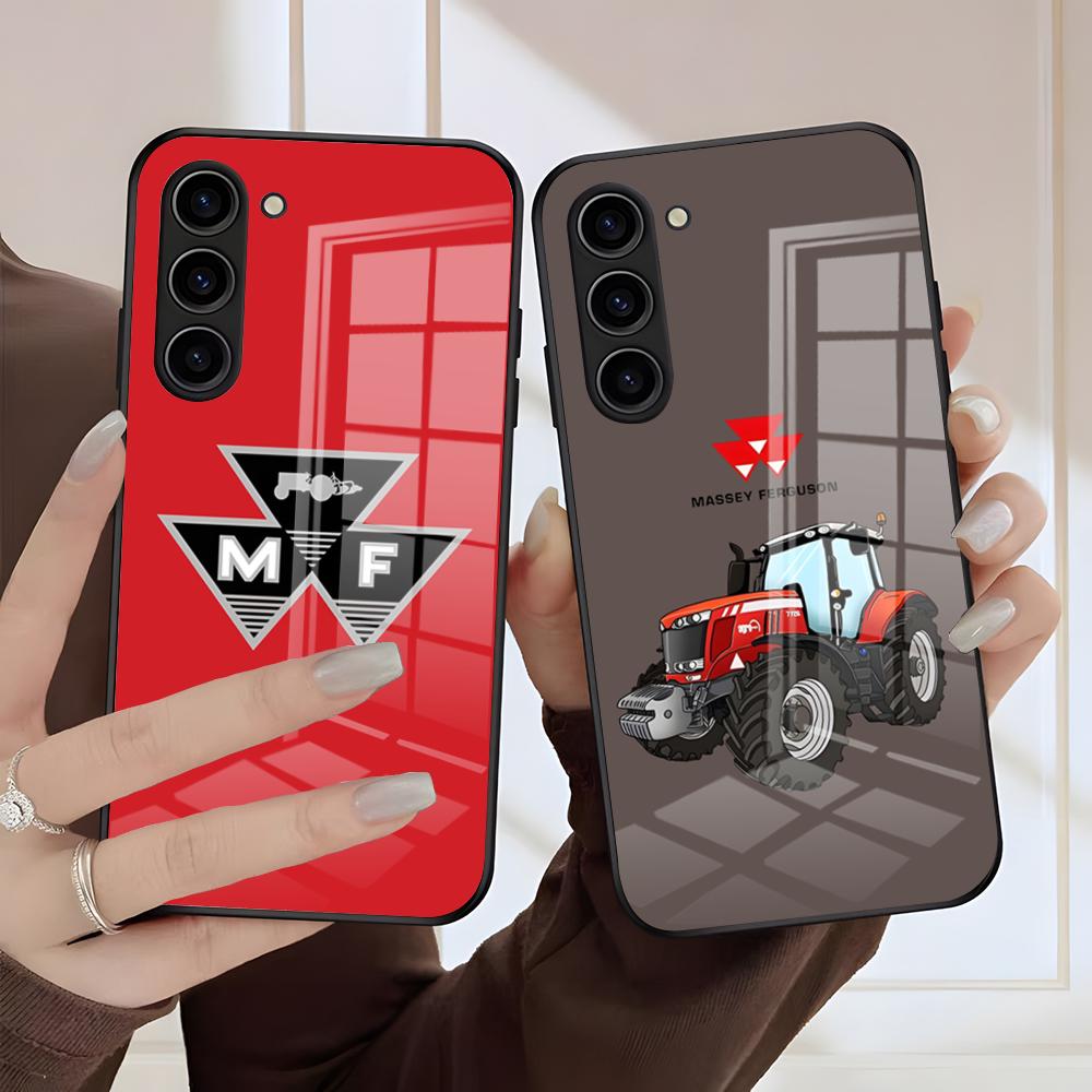Massey Ferguson Phone Case For Samsung S26 S25 Edge S24 S23 S22 S21 S20 Ultra Plus FE Glass Cover