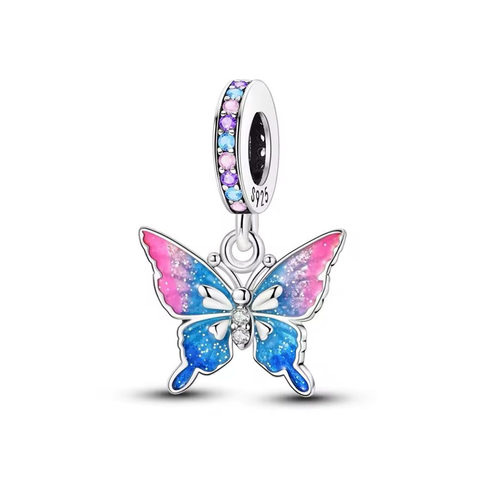 Forest Series Copper 30 Different Styles Of Hummingbird Butterflies Fit For Original Bracelets Diy Women'S Fine Jewelry