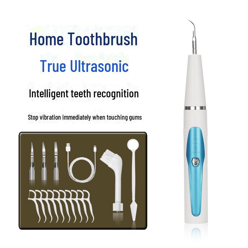 Ultrasonic Electric Toothbrush & Portable Water Flosser with Visual Charging for Tooth Cleaning & Whitening