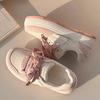 Casual shoes for women in spring and summer 2025 new thick soled shoes for female students casual sports board shoes