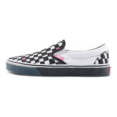 The Museum Visitor X  Slip-On Casual Comfortable Durable Low-Top Skate Shoes Unisex Sneakers Black White VN000CT5BPA