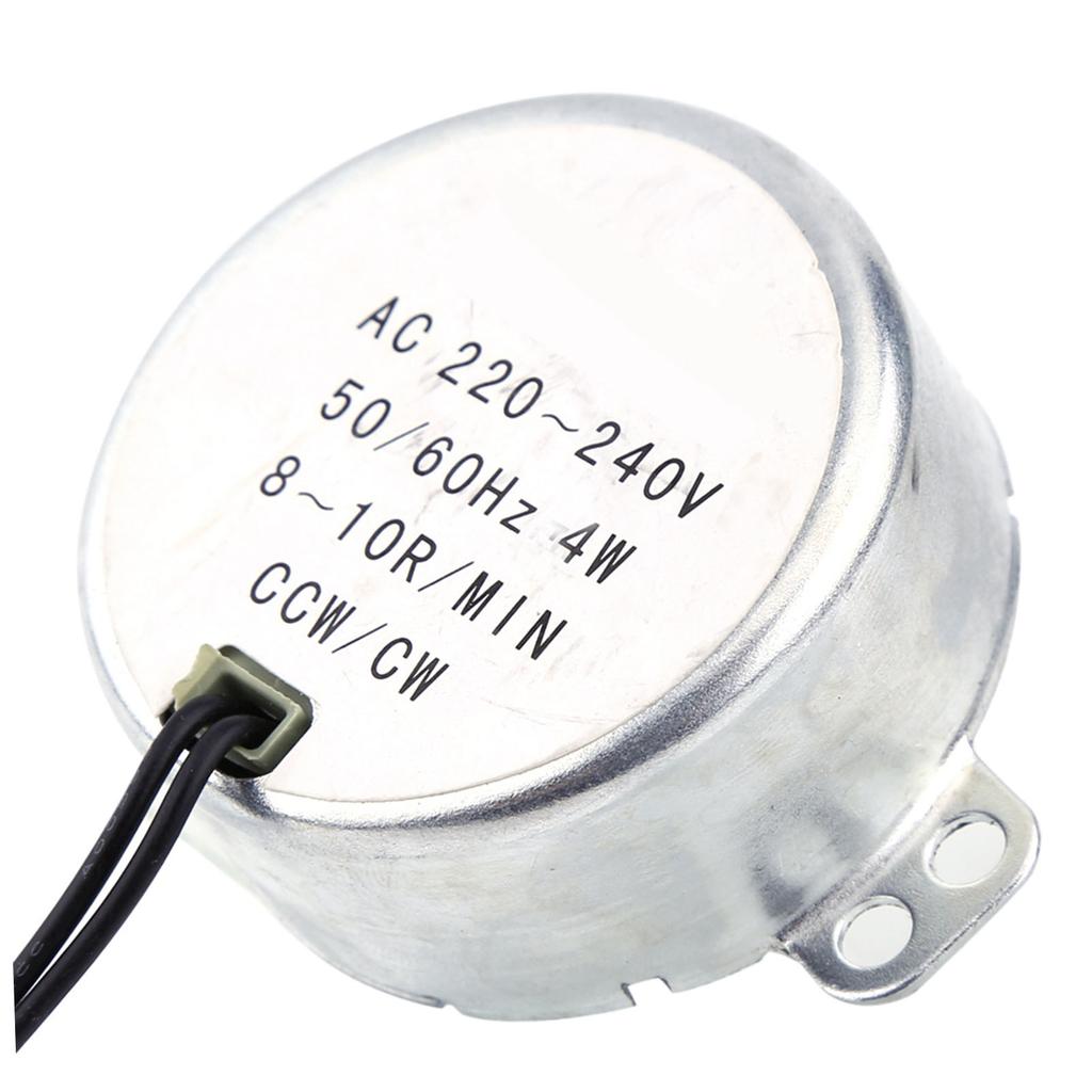 1 ks synchronní motor 220-240 V AC s převodovkou 4 W, otáčení vpřed a vzad(810 ot/min)