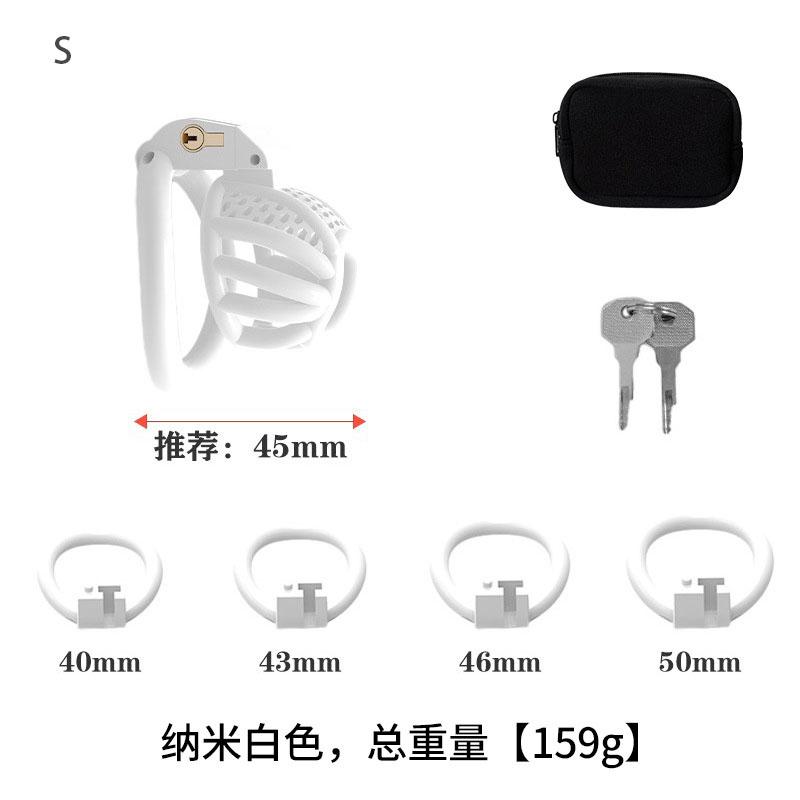 Men's Honeycomb Chastity Lock Bird Cage Chastity Lock Training Abstinence SM Interest Chastity Cage Urethral Chastity Cock Cage