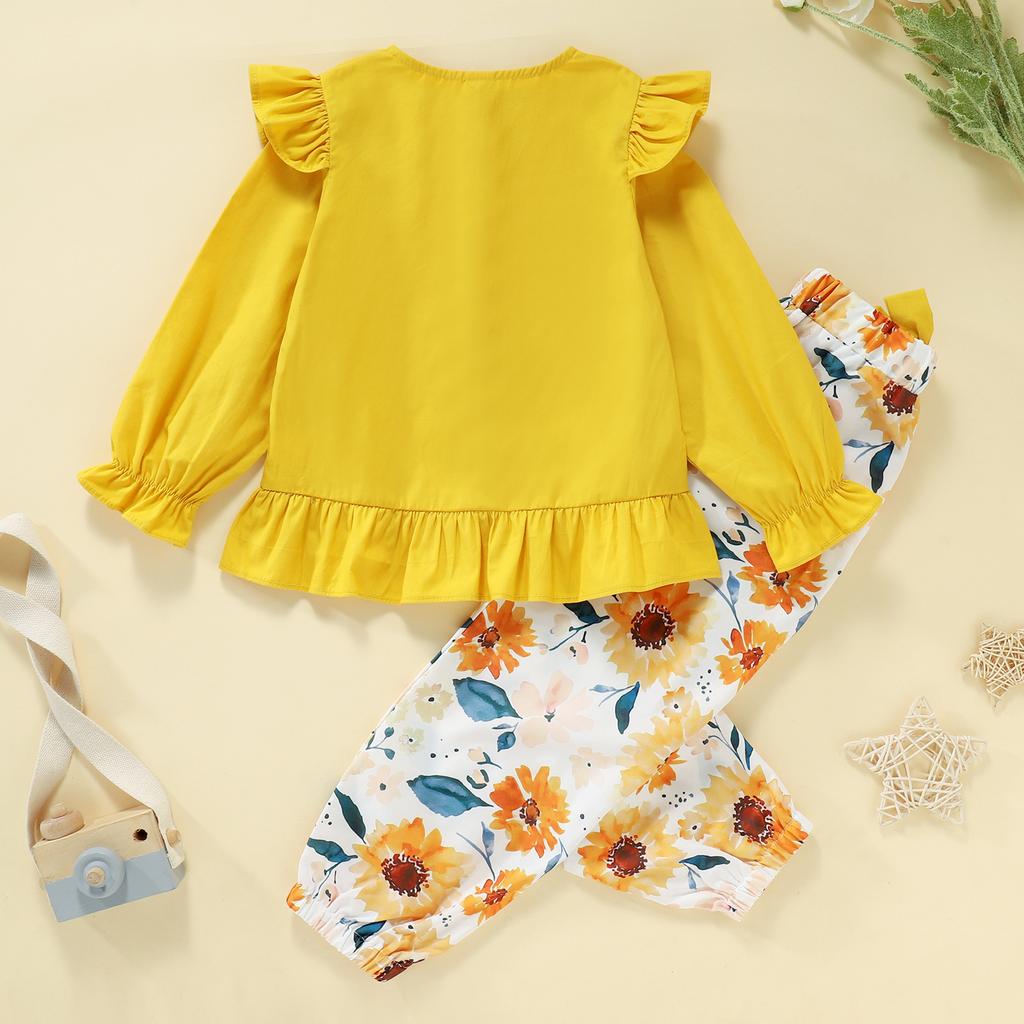 Kids' Long-Sleeve Top Set - Casual, Stylish & Versatile Children's Outfit