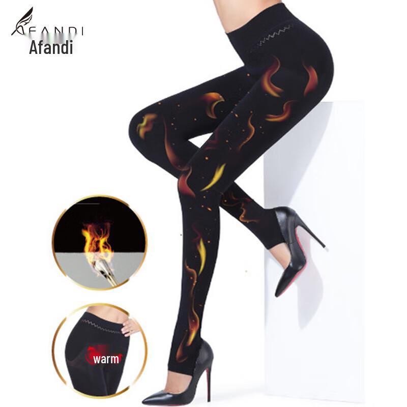 Afandi Women's 1800D Thermal Velvet Shaping Tights