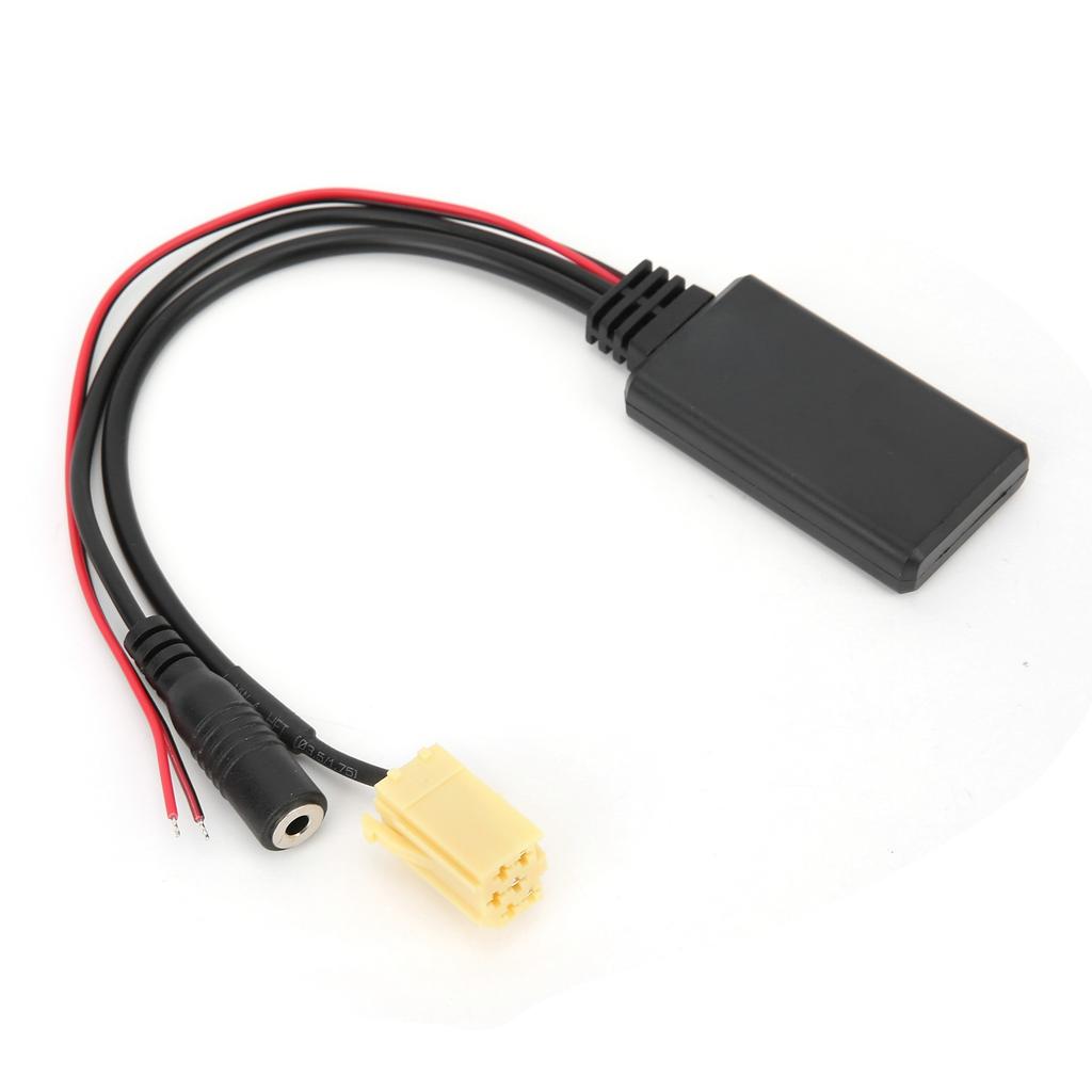 Bluetooth 5.0 AUX Cable Adapter with Microphone Handsfree Replacement for Fiat 500/Grande Punto/Qubo/Fiorino