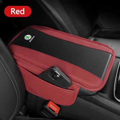 Bil Mittarmstöd Armstödslåda Fodral Kudde För Octavia Kodiaq Fabia Superb Rapid Kamiq Karoq Derivati Yeti Enyaq A7