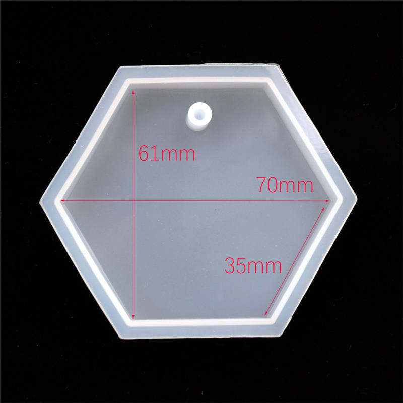 

1PC Tag Silicone Mold Pendant Handmade DIY Tool Epoxy Resin Silicone Mould Craft Materia Hearth Round Star Square