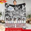 Tally Hall Decken Rockmusik Band Reise Flanell Überwurfdecke Warm Weich Outdoor Design Tagesdecke Geburtstagsgeschenk