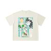 260 GSM Double Yarn 32 Count 100% Cotton Kaiju No 8 V7 Kafka Print Unisex Heavy Cotton T Shirt