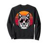 Lynx Retro Vintage Sunset Animal Sunglasses 70s Sweatshirt