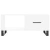  Coffee Table, White, 90x50x40 Cm, Wood-based Material