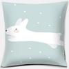 Cute Cartoon Animal Pattern Print Collection  Pillowcase Square  Home Office Decor