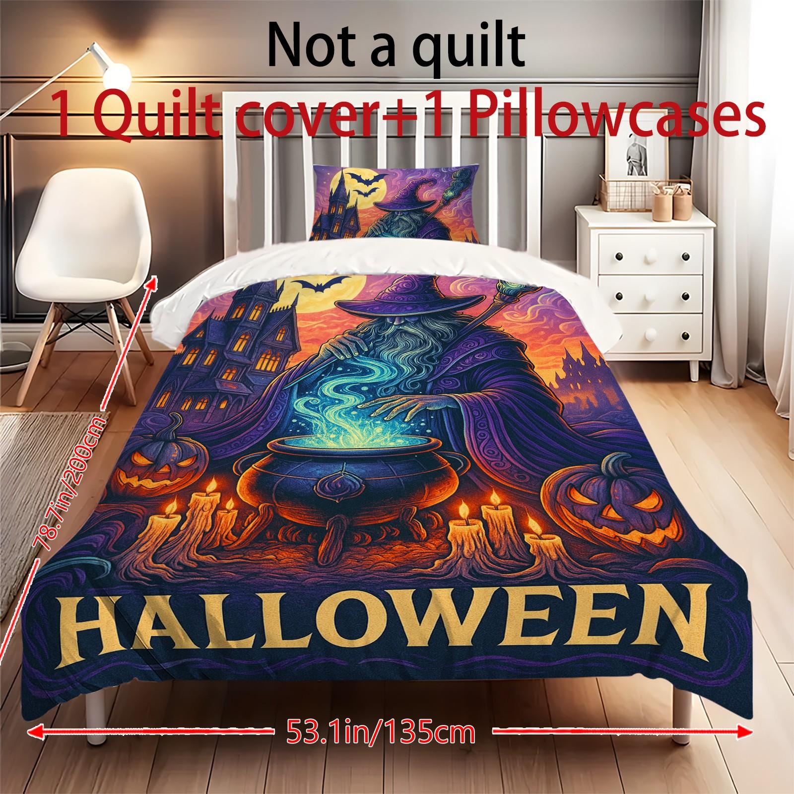 

Пододеяльник с принтом рождественских украшений. Супермягкая матовая микрофибра для двуспальной кровати. Удобный комплект с застежкой-молнией и 2 наволочками. One Size